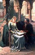 Lord Frederic Leighton Abaelard und seine Schuerin Heloisa oil on canvas